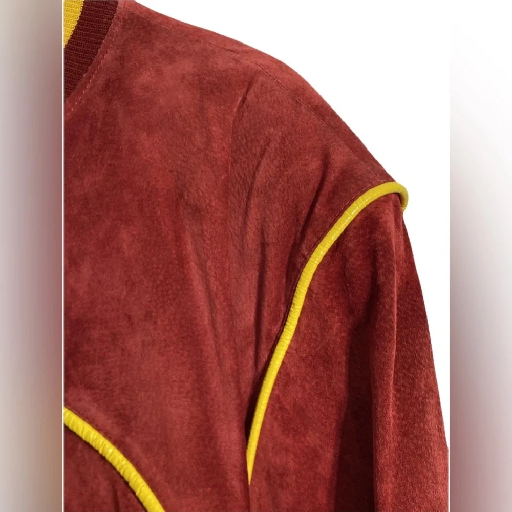 Carl Banks x GIII MEN’S SUEDE LEATHER WASHINGTON REDSKINS JACKET Size 2XL VGC - Picture 7 of 15